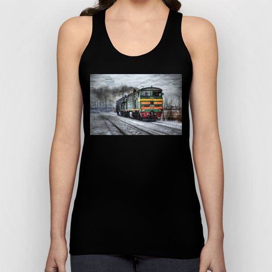 Locomotive (Train in Russia) Unisex Tank Top
