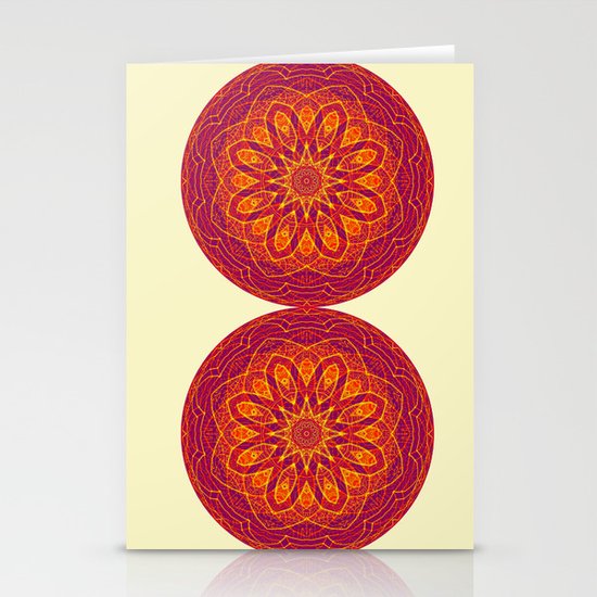 Kaleidoscope Sphere Stationery Cards
