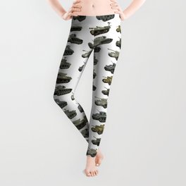 Multiple American WW2 Tanks and Armored Vehicles Leggings