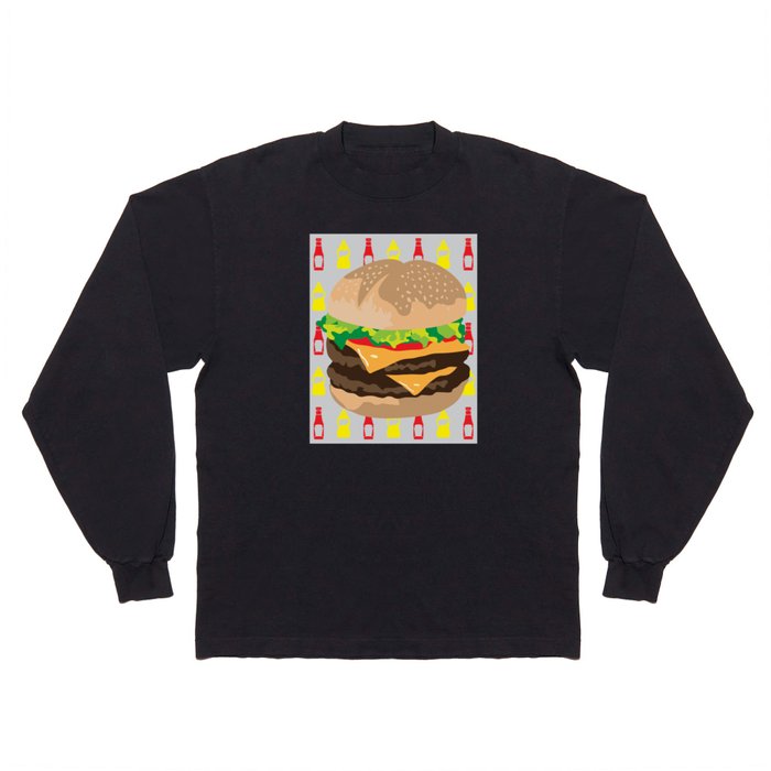 Double Cheeseburger Long Sleeve T Shirt