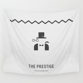 Flat Christopher Nolan movie poster: The Prestige Wall Tapestry