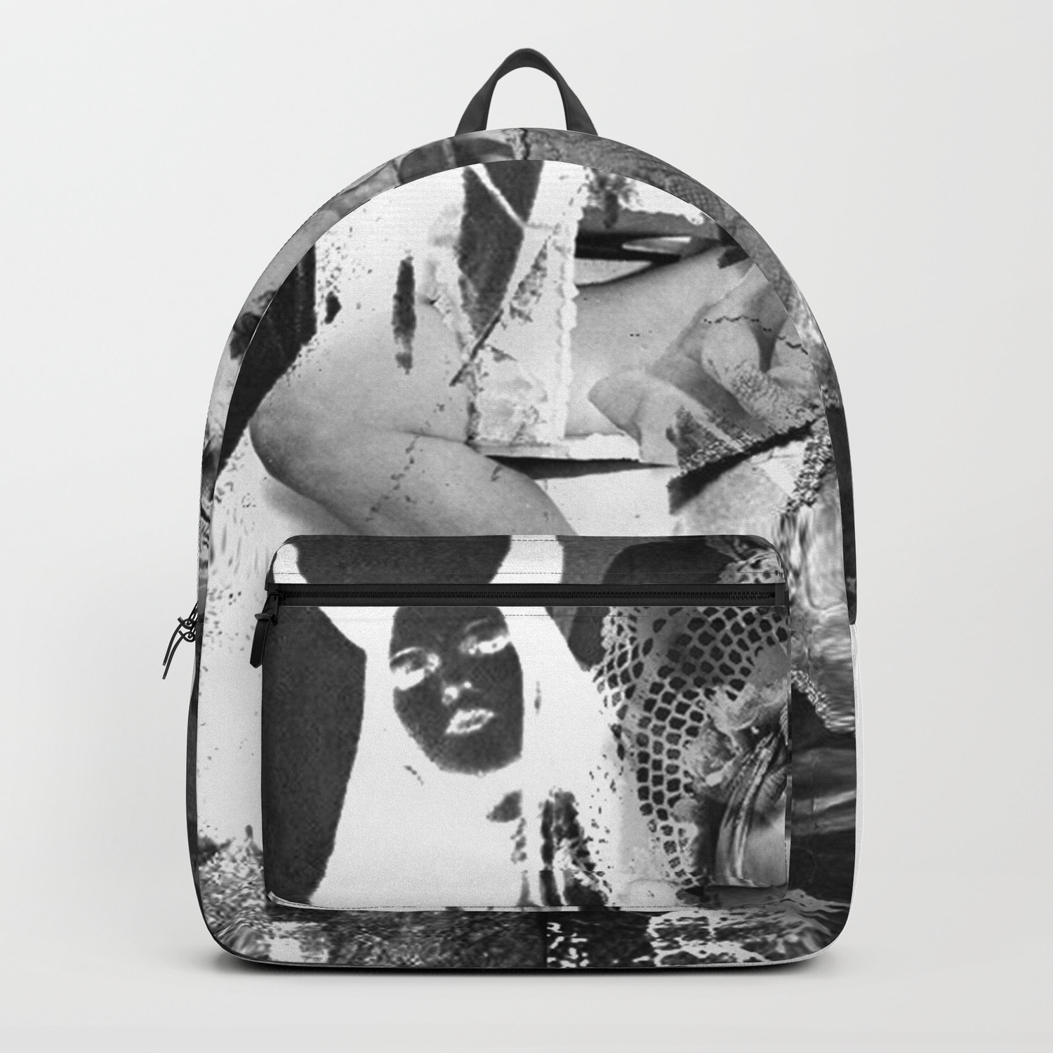 fallen backpack