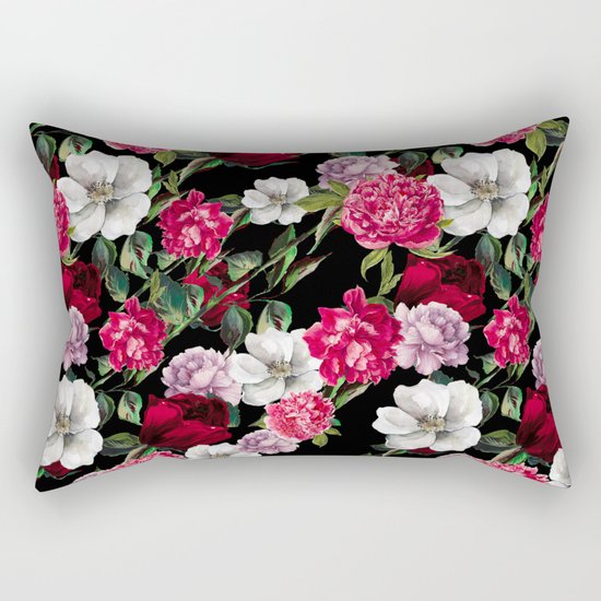 Exclusive Floral Pattern Rectangular Pillow