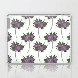 Purple Hellebores Laptop Skin