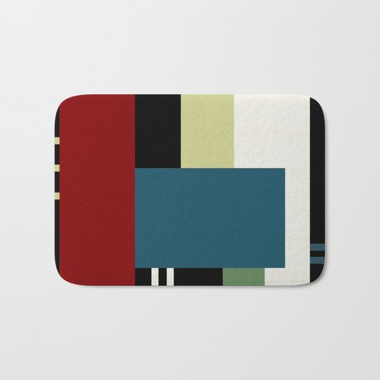 GEOMETRIC ABSTRACT Bath Mat