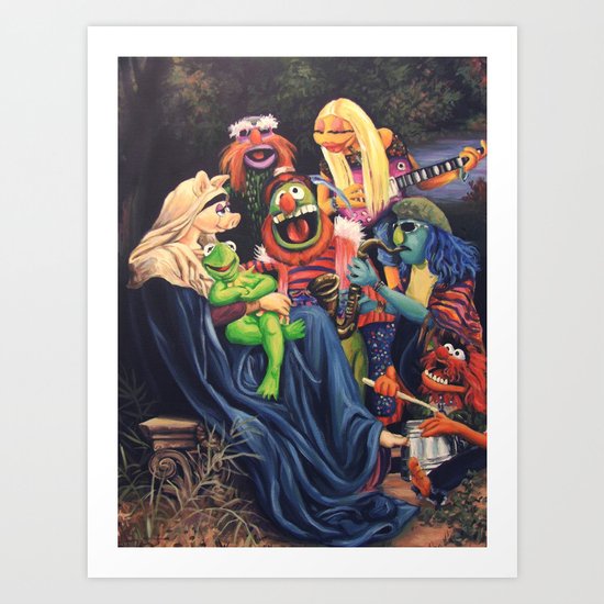 Song Of The Electric Mayhem Art Print