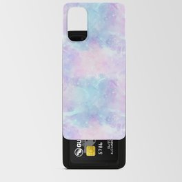 Pink Blue Pastel Galaxy Painting Android Card Case