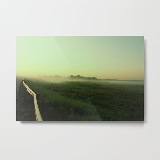 Before the sunrise/fog Metal Print