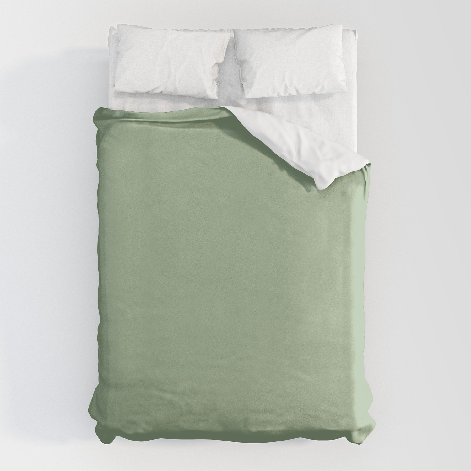 Solid Color Sage Green Duvet Cover By, Green Duvet Cover Queen