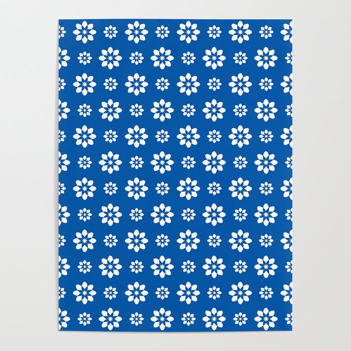 Geometric flower 154 Poster