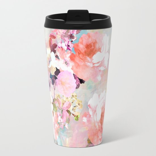 Love of a Flower Travel Mug by Girly Trend Society6