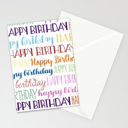 Happy Birthday | Fun & Bright Stationery Card