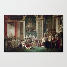 The Coronation of Napoleon and Josephine - Jacques-Louis David Canvas Print