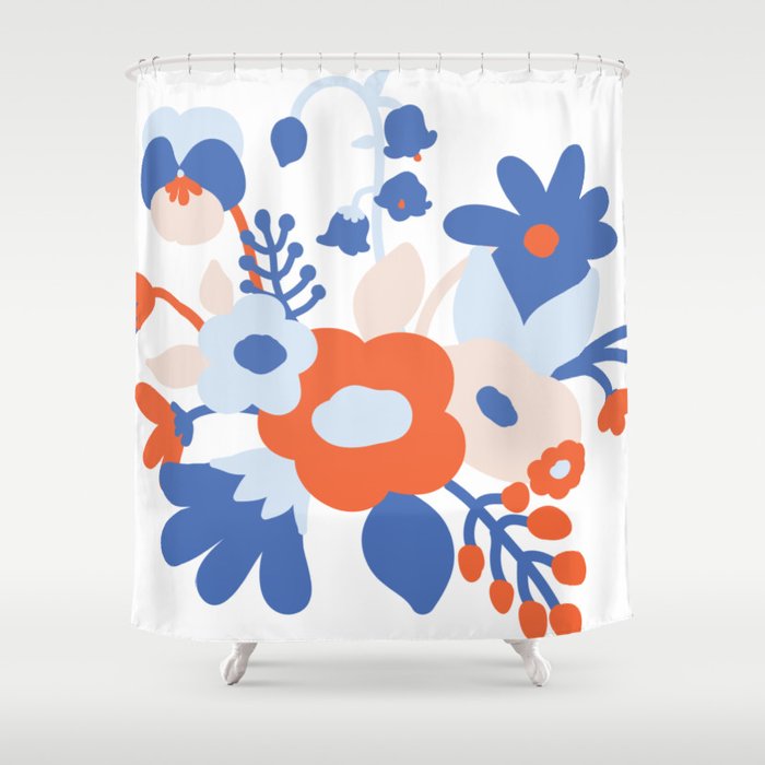 Colored Shower Curtain