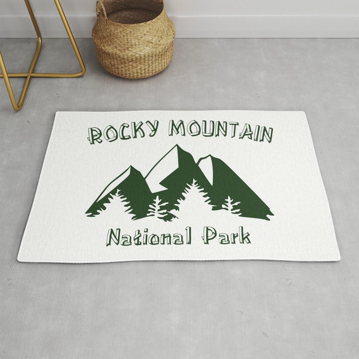 Rocky Mountain National Park Colorado Rug
