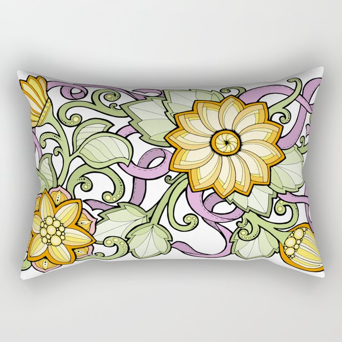 Floral beauty Rectangular Pillow
