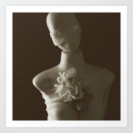 Mannequin in Blindfold Art Print
