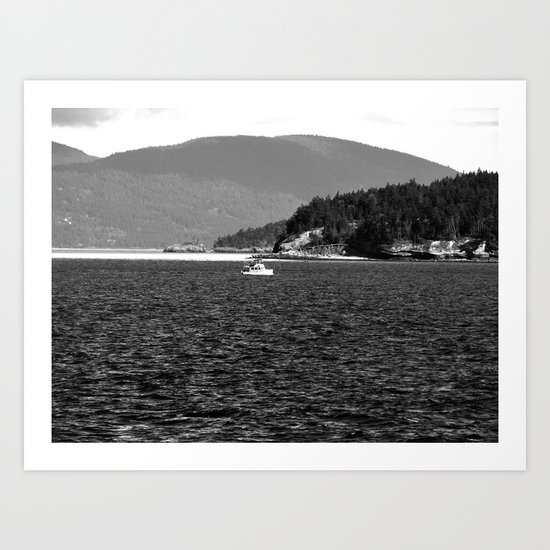 Lone Sailor Art Print