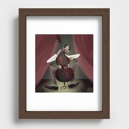 The Cellist Recessed Framed Print