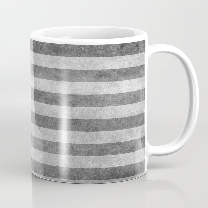 US flag in grungy grayscale Coffee Mug