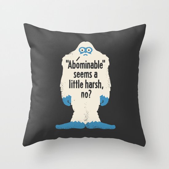 Not Cool Throw Pillow