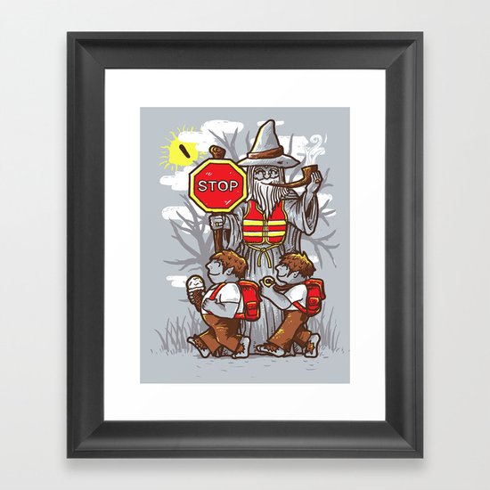 Crossing Framed Art Print