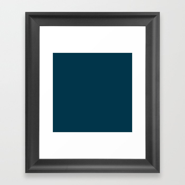 Crowberry Blue Framed Art Print