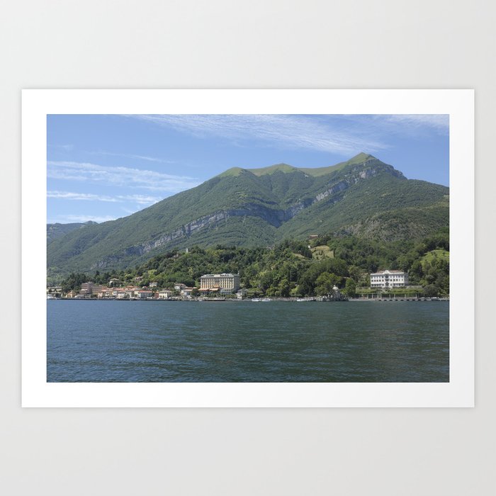 View Of Tremezzo And Villa Carlotta On Lake Como Italy Art Print By Luigipetro Society6
