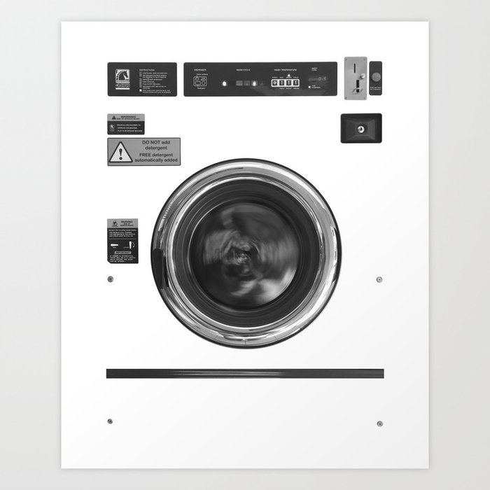 Laundromat Art Print