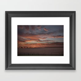 Shenandoah Sunset Framed Art Print