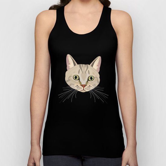 Tabby Cat Unisex Tank Top