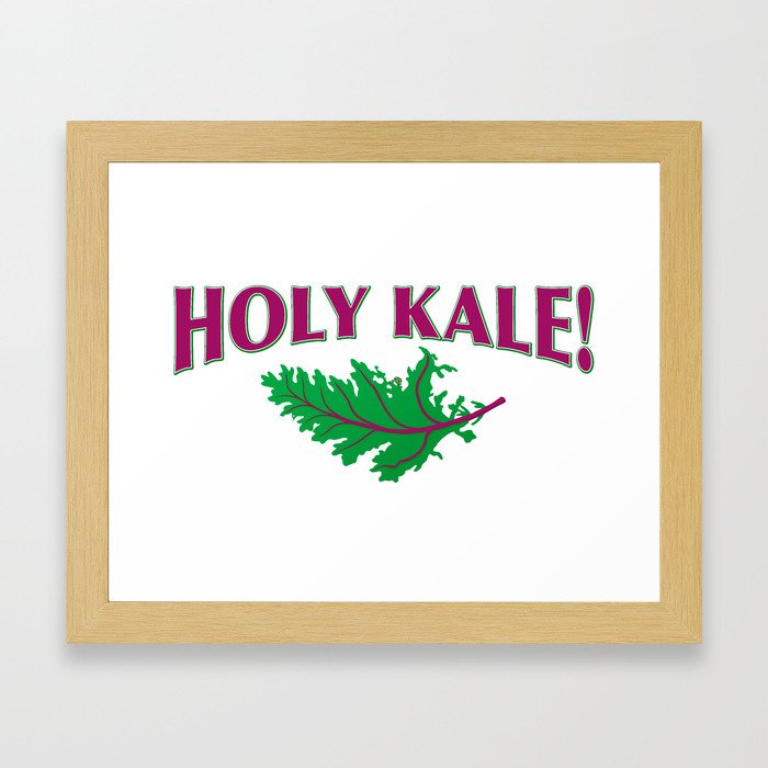 Holy Kale! Framed Art Print