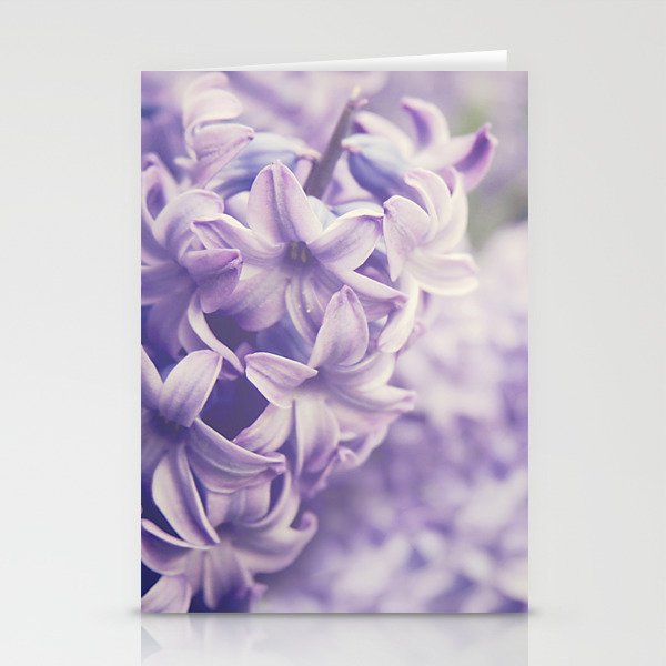 Purple Hyacinth Stationery Cards