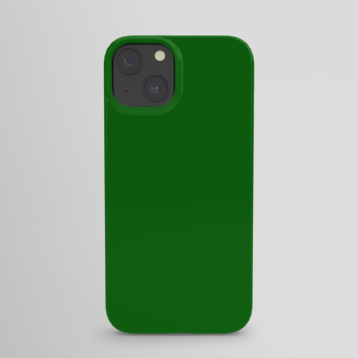 Dark Green iPhone Case