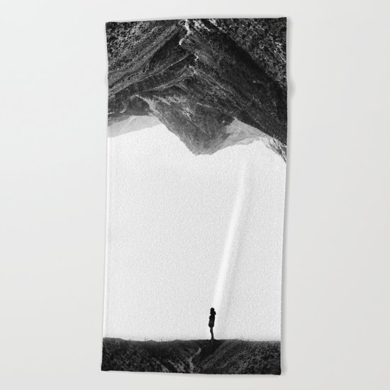 Lost in isolation Beach Towel