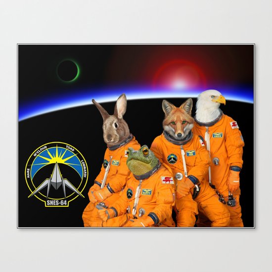 STARFOX - The Lylat Space Program Canvas Print