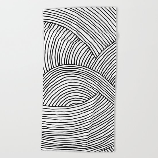 wire 02 Beach Towel