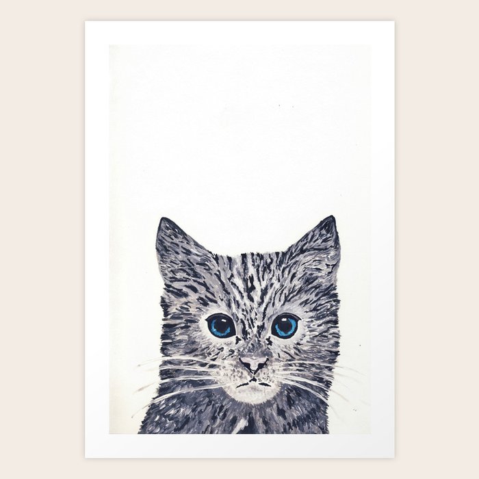 Everybody Wants To Be A Cat Art Print By Vikkart Society6