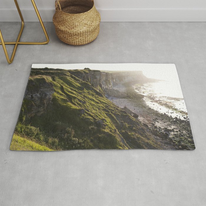 The Beautiful Cliffs of France Rug