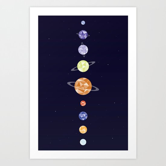 Planets Art Print