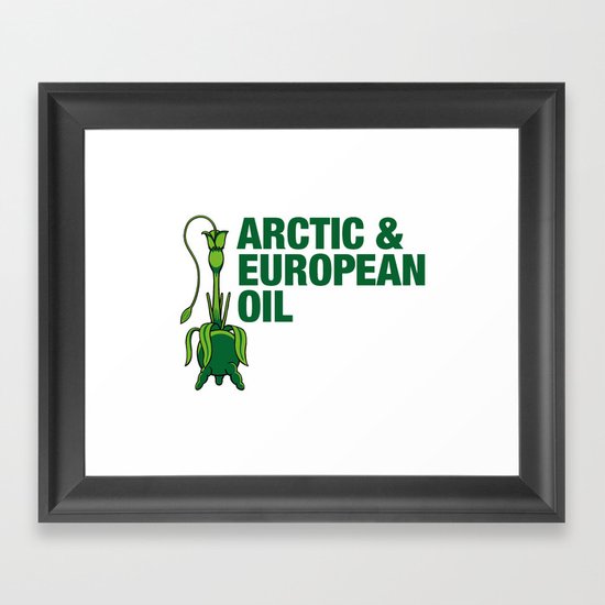 Arctic & European Oil Framed Art Print