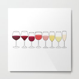 Wine Metal Print