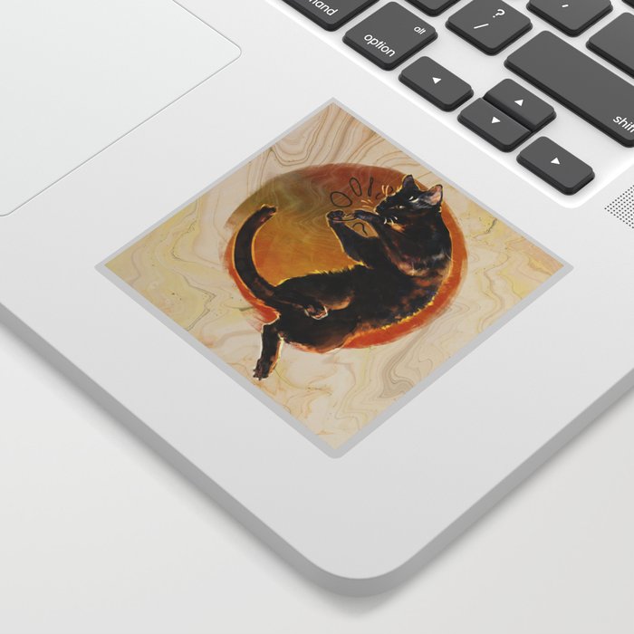Arlo's black cat - alt version Sticker