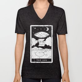 'The UFO' Tarot Card V Neck T Shirt