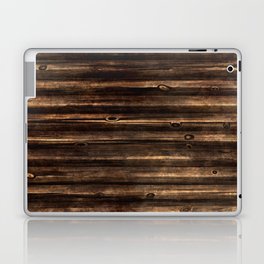 Brown bamboo Laptop Skin