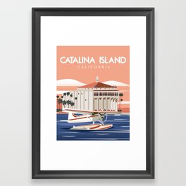 catalina Island Framed Art Print