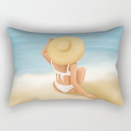 Beach Morning Rectangular Pillow