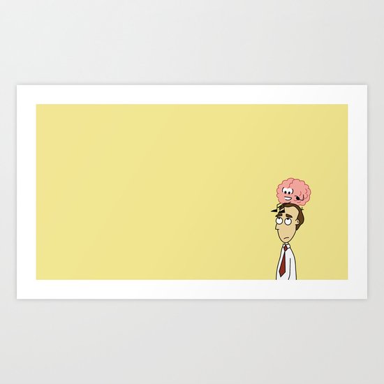 Off the top of my head Art Print