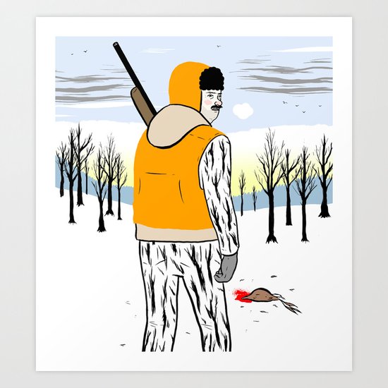 Hunter Art Print