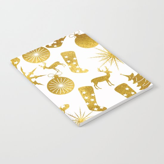 Gold Christmas 06 Notebook
